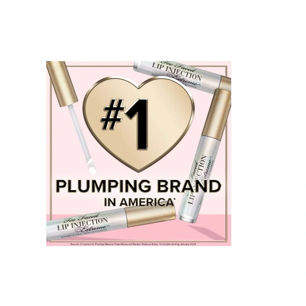 Too Faced Lip Injection Extreme Lip Plumper Gloss NEW